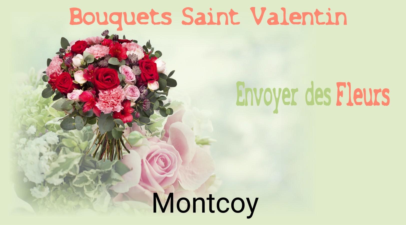 Roses de Saint-Valentin livrées à Montcoy
